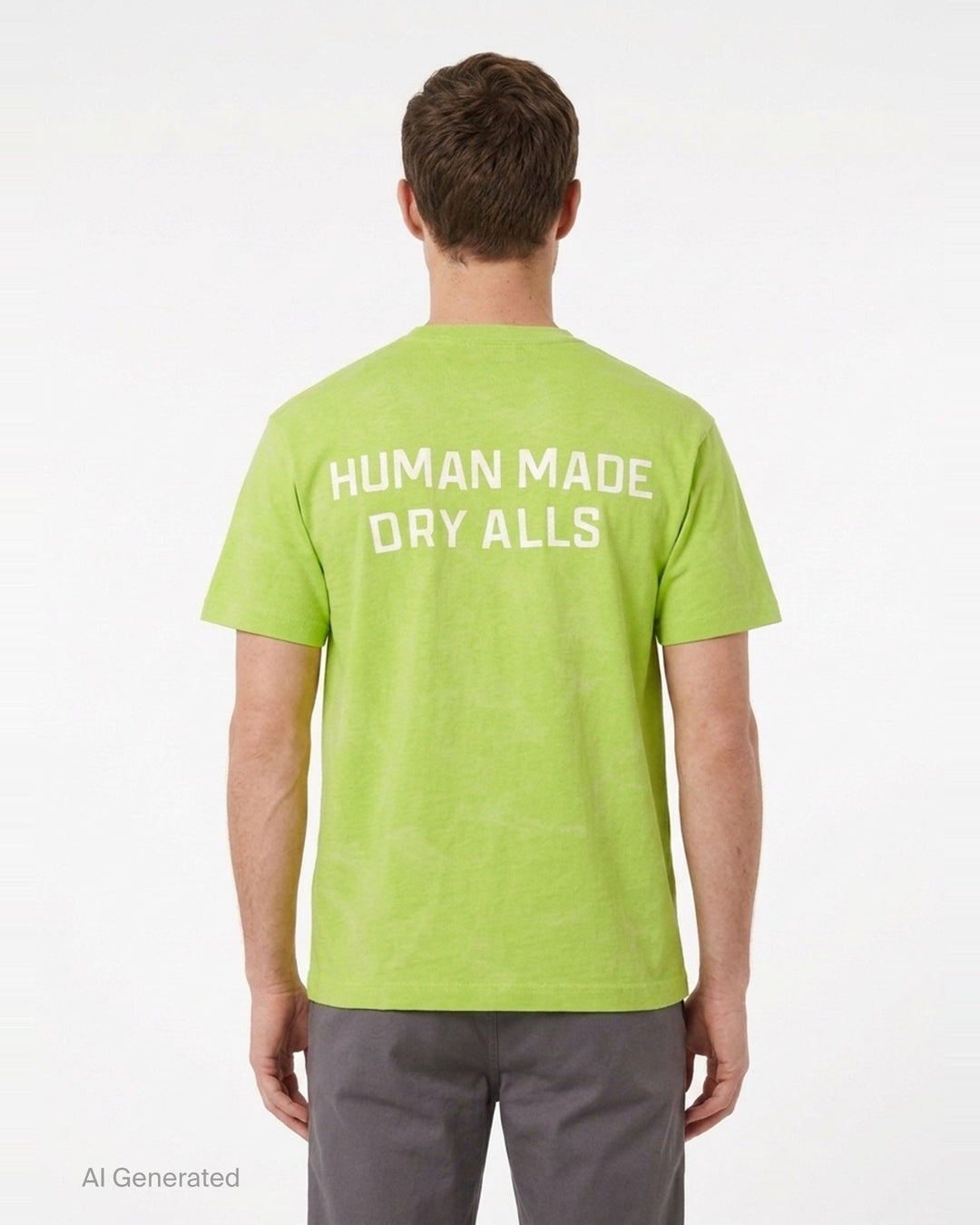 Garment Dye Short Sleeve Tee | Human Made | Club21 - back