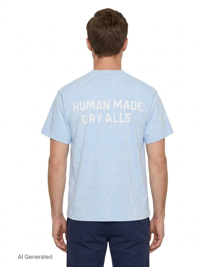 Garment Dye Short Sleeve Tee | Human Made | Club21 - back