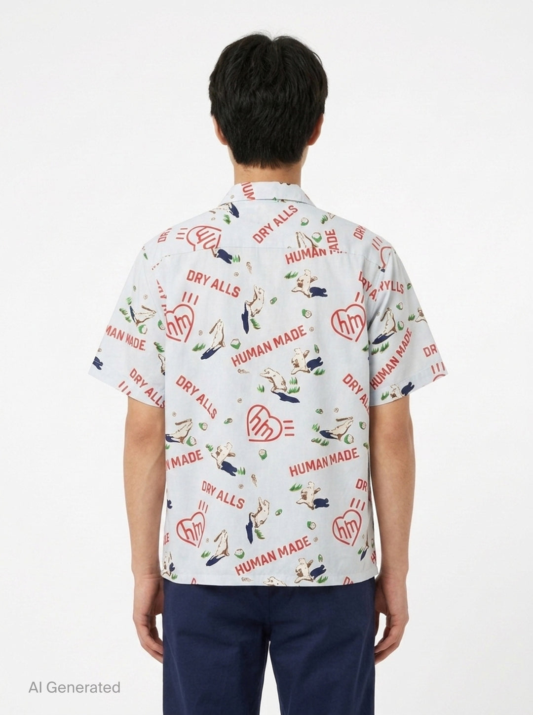 Graphic Short Sleeve Shirt | Human Made | Club21 - back