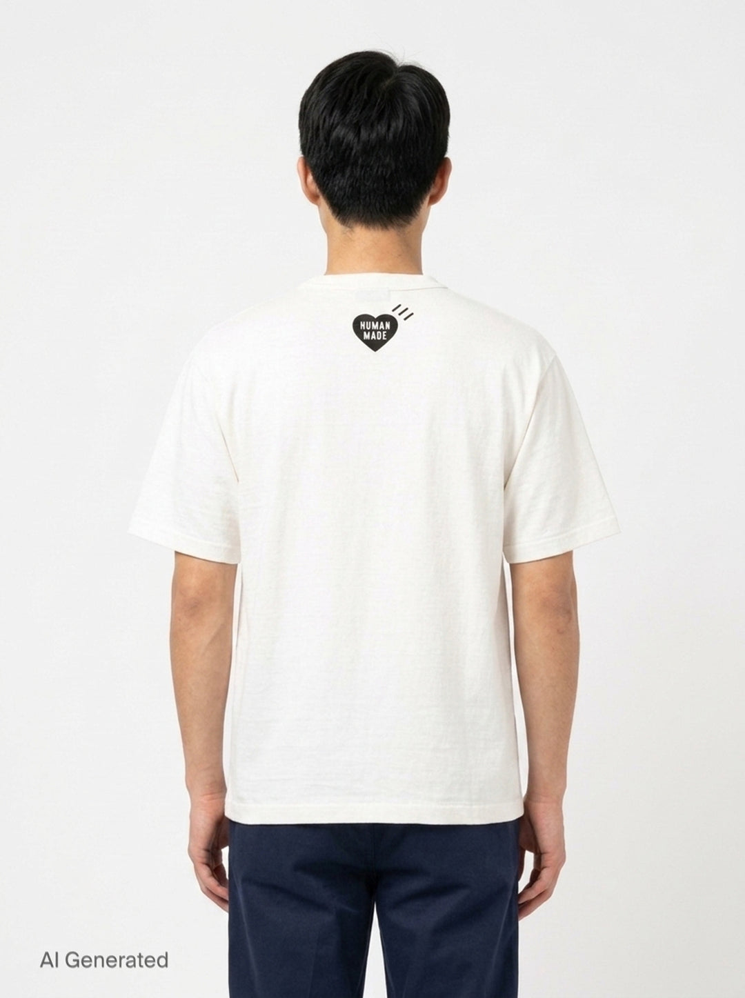 Heart Graphic Short Sleeve Tee | Human Made | Club21 - back