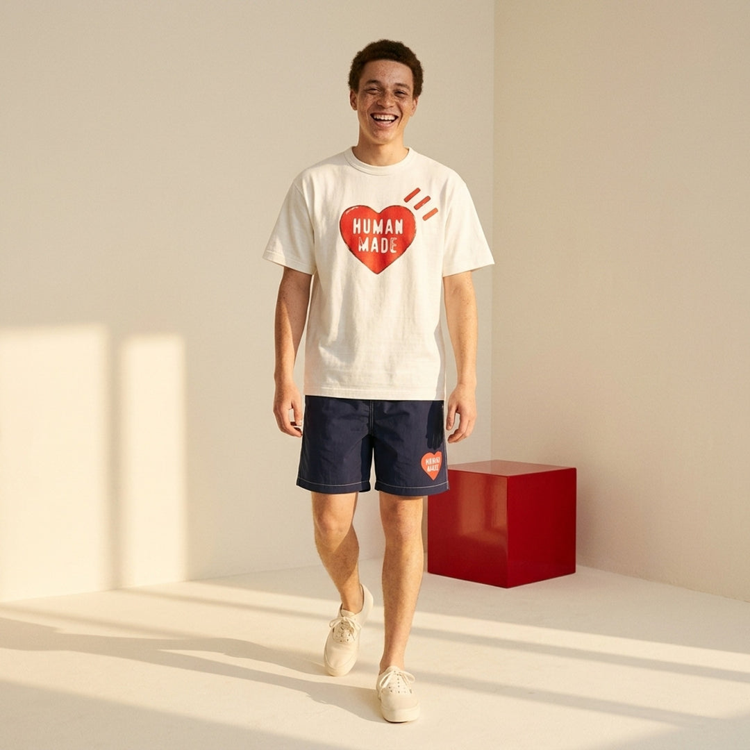 Heart Graphic Short Sleeve Tee | Human Made | Club21 - lifestyle