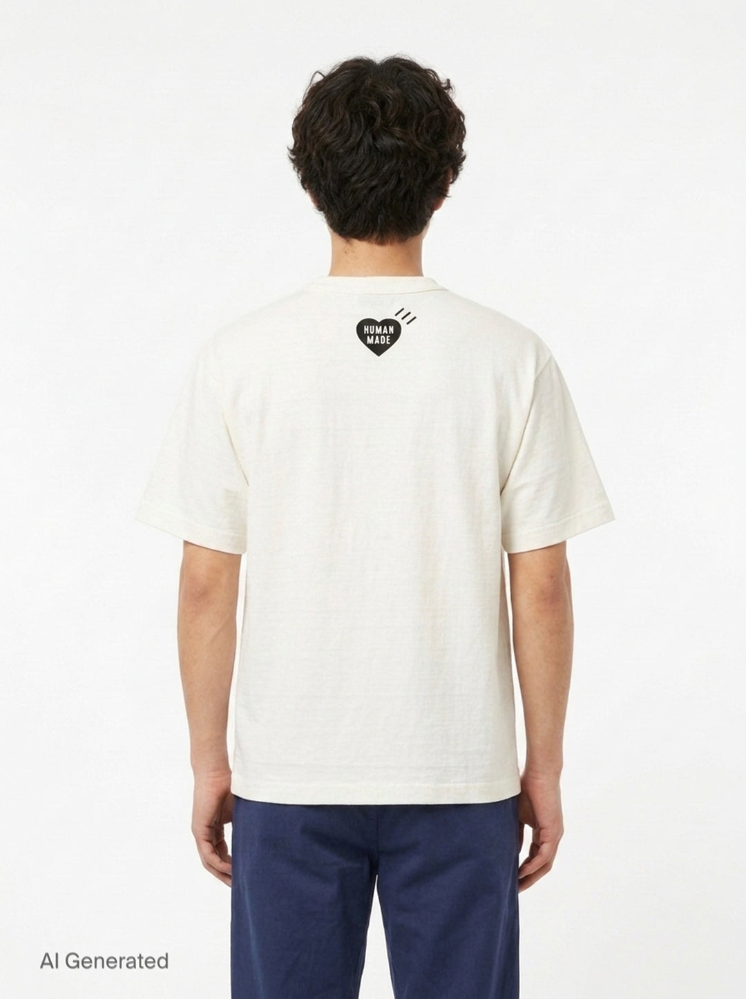 Heart Logo Graphic Tee | Human Made | Club21 - back