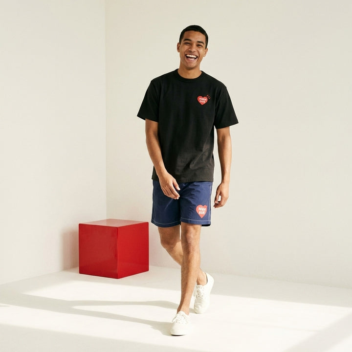 Heart Logo Graphic Tee | Human Made | Club21 - lifestyle