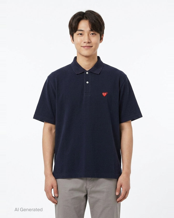 Short Sleeve Polo Shirt | Human Made | Club21 - front
