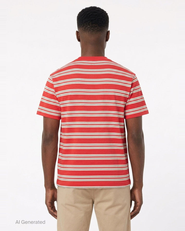 Striped Short Sleeve Tee | Human Made | Club21 - back