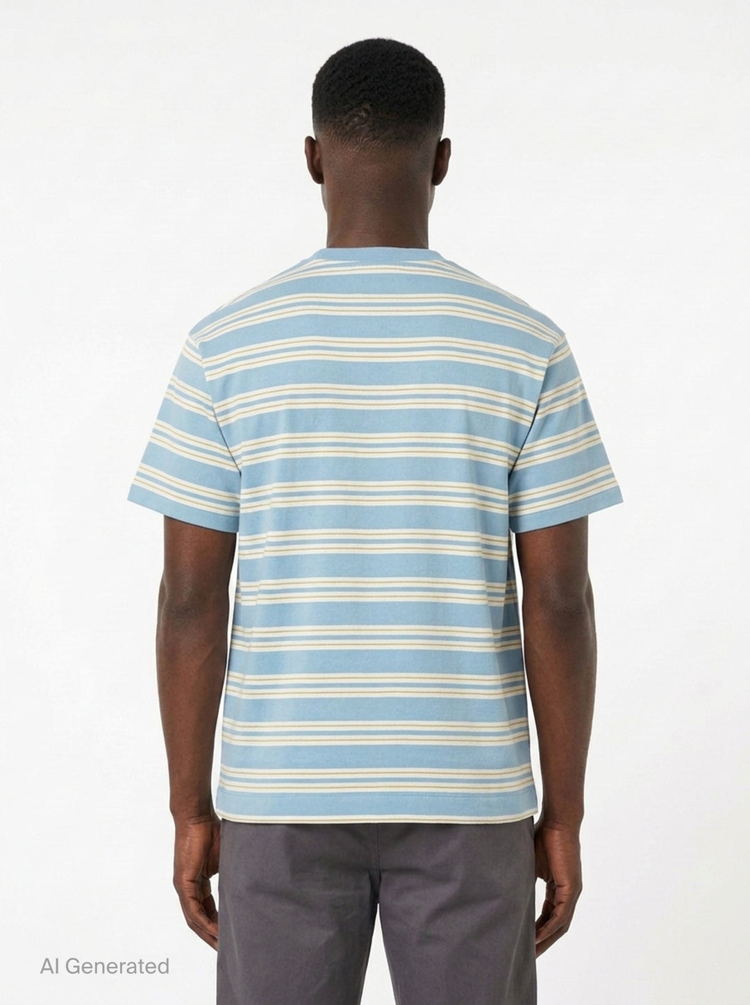 Striped Short Sleeve Tee | Human Made | Club21 - back