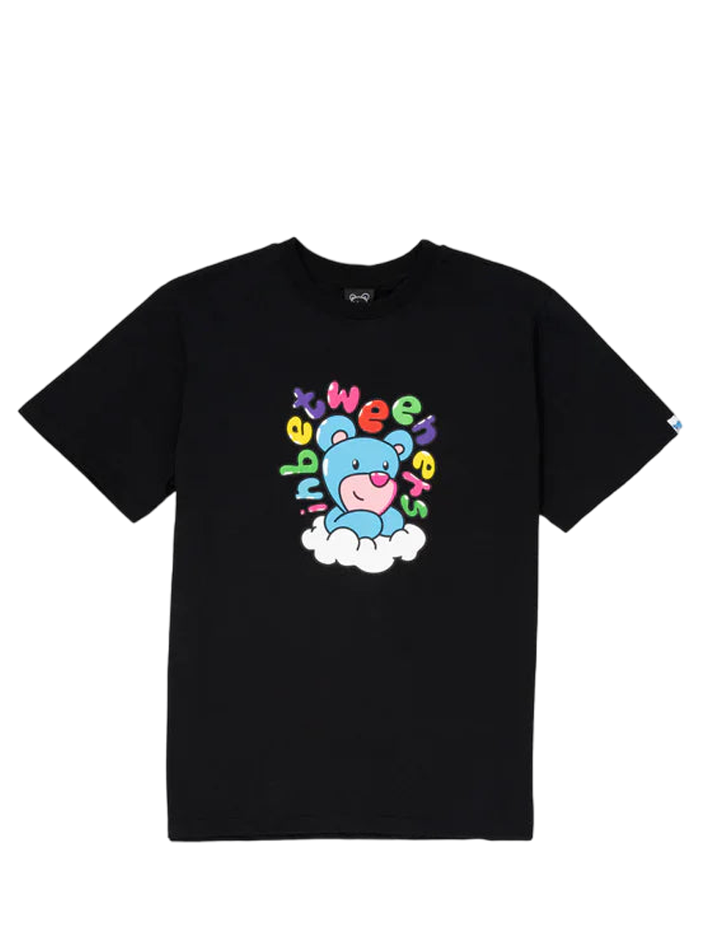 inBetweeners_Rainbow_Bear_T-Shirt_Unisex-Black