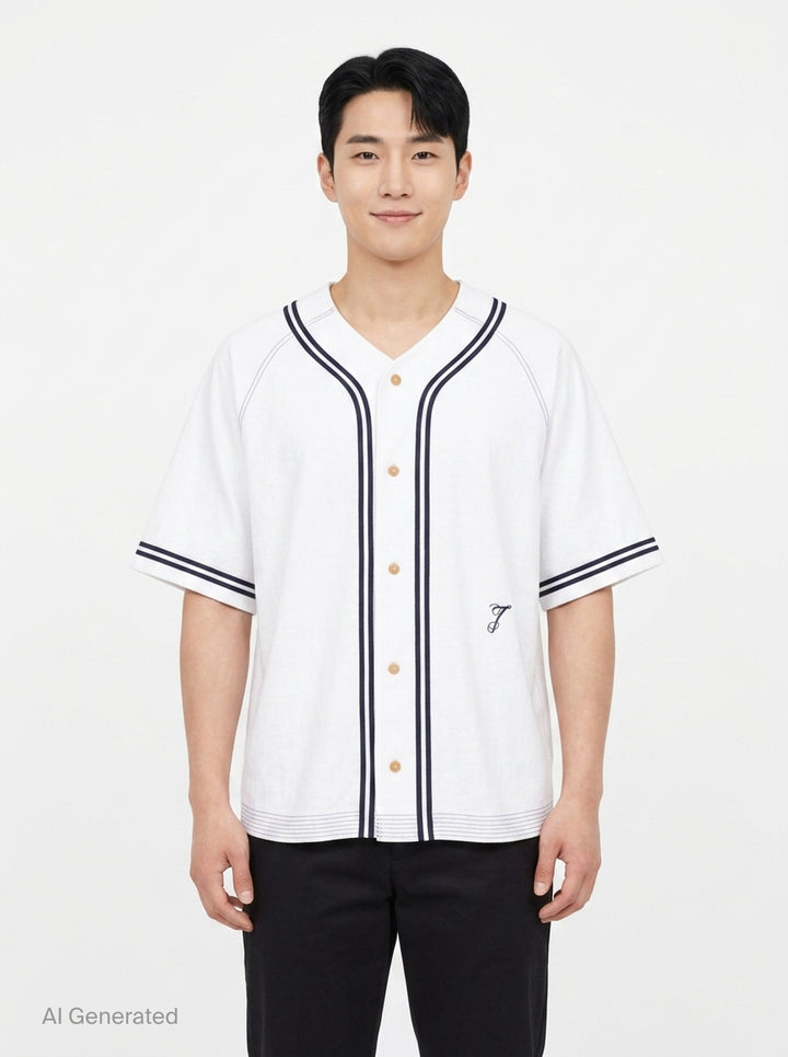 Baseball Short Sleeve Jersey | Jacquemus | Club21 - front