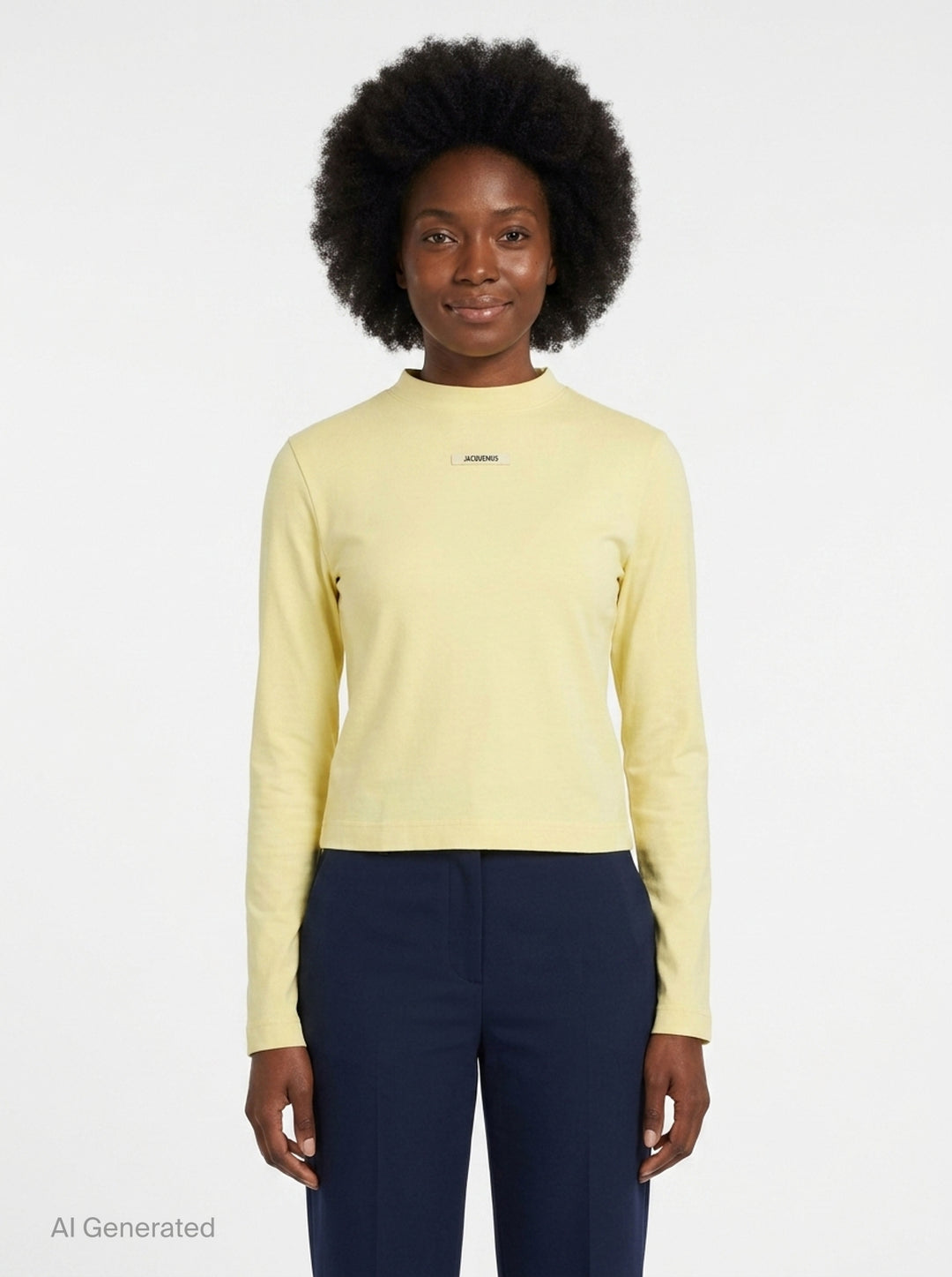 Gros Grain Long Sleeve Tee | Jacquemus | Club21 - front