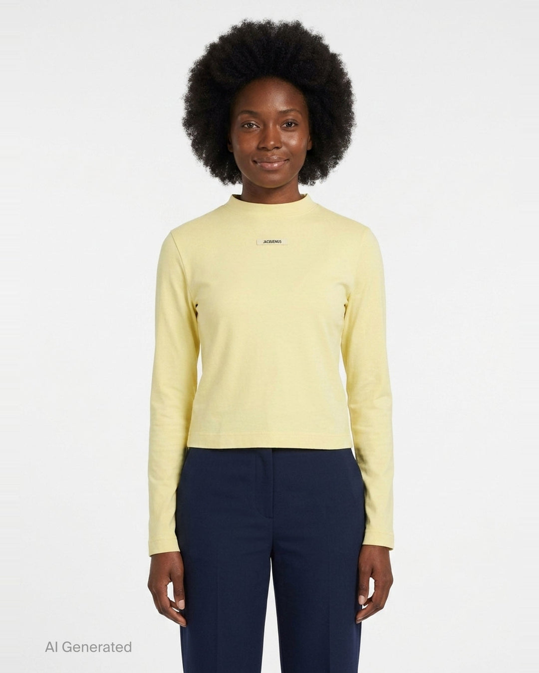 Gros Grain Long Sleeve Tee | Jacquemus | Club21 - front