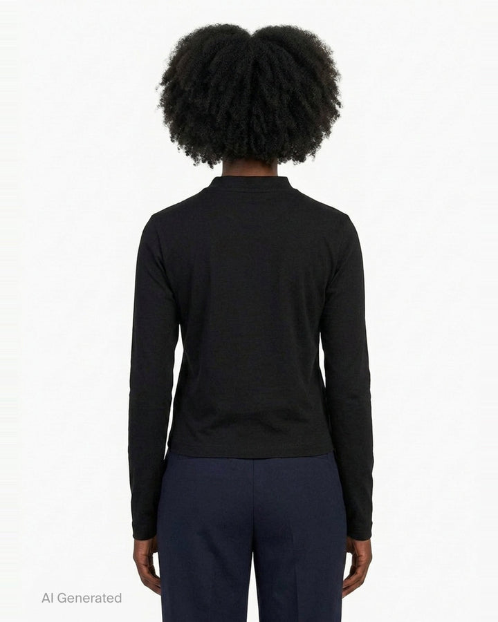 Gros Grain Long Sleeve Tee | Jacquemus | Club21 - back