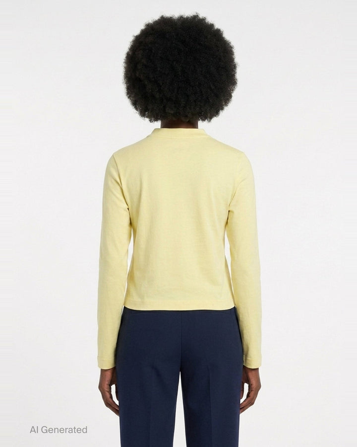 Gros Grain Long Sleeve Tee | Jacquemus | Club21 - back