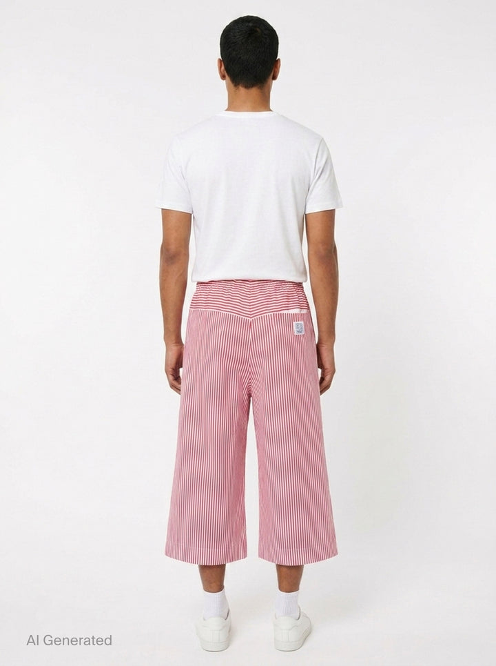 Micro Stripe Shorts | Jacquemus | Club21 - back