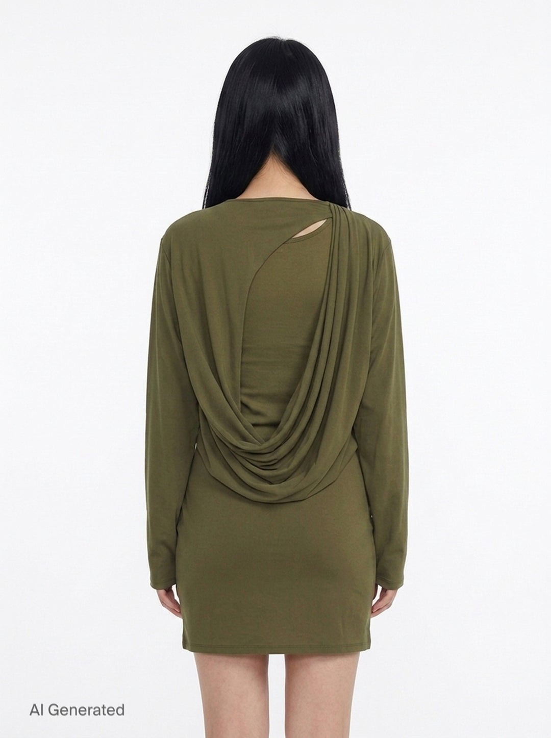 Mistral Long Sleeve Dress | Jacquemus | Club21 - back