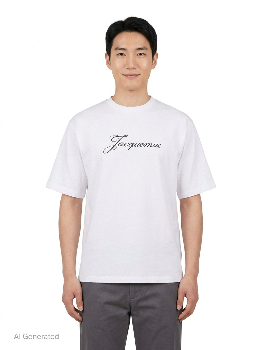 Script Logo Tee | Jacquemus | Club21 - front