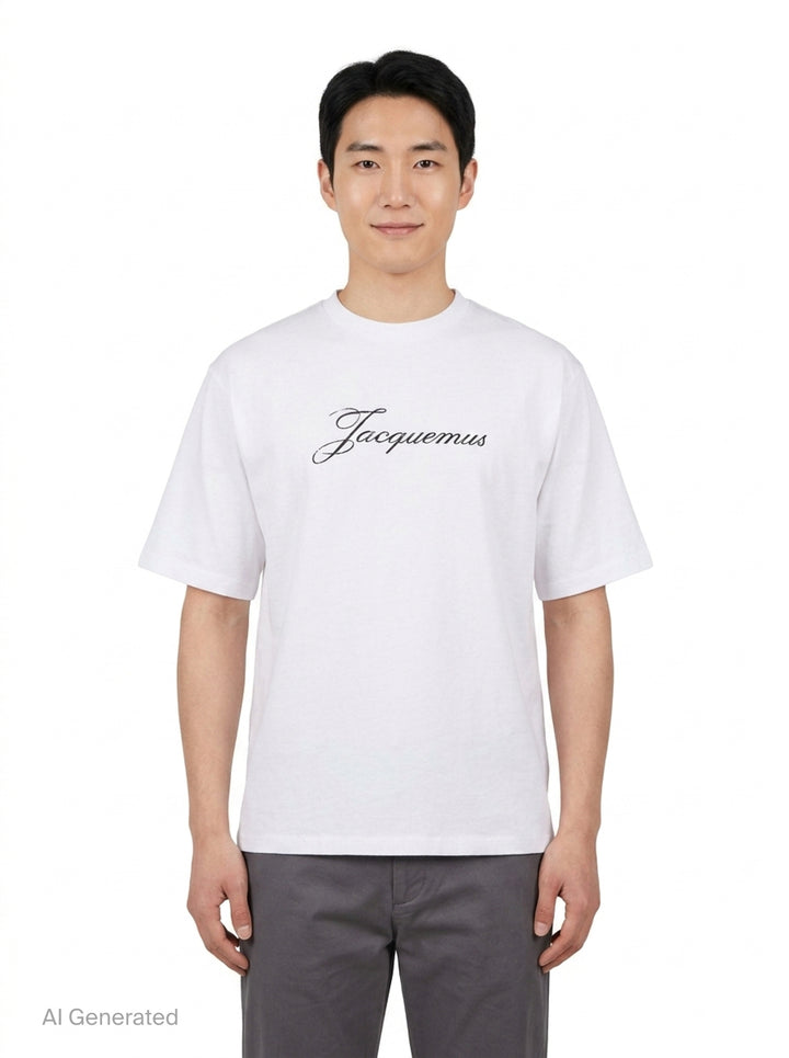 Script Logo Tee | Jacquemus | Club21 - front