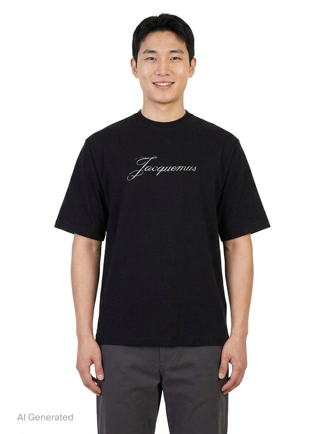 Script Logo Tee | Jacquemus | Club21 - front