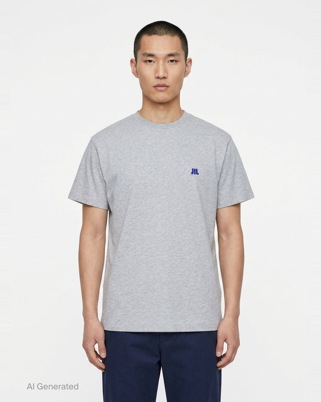 Embroidered Organic Short Sleeve Tee | Jil Sander | Club21 - front