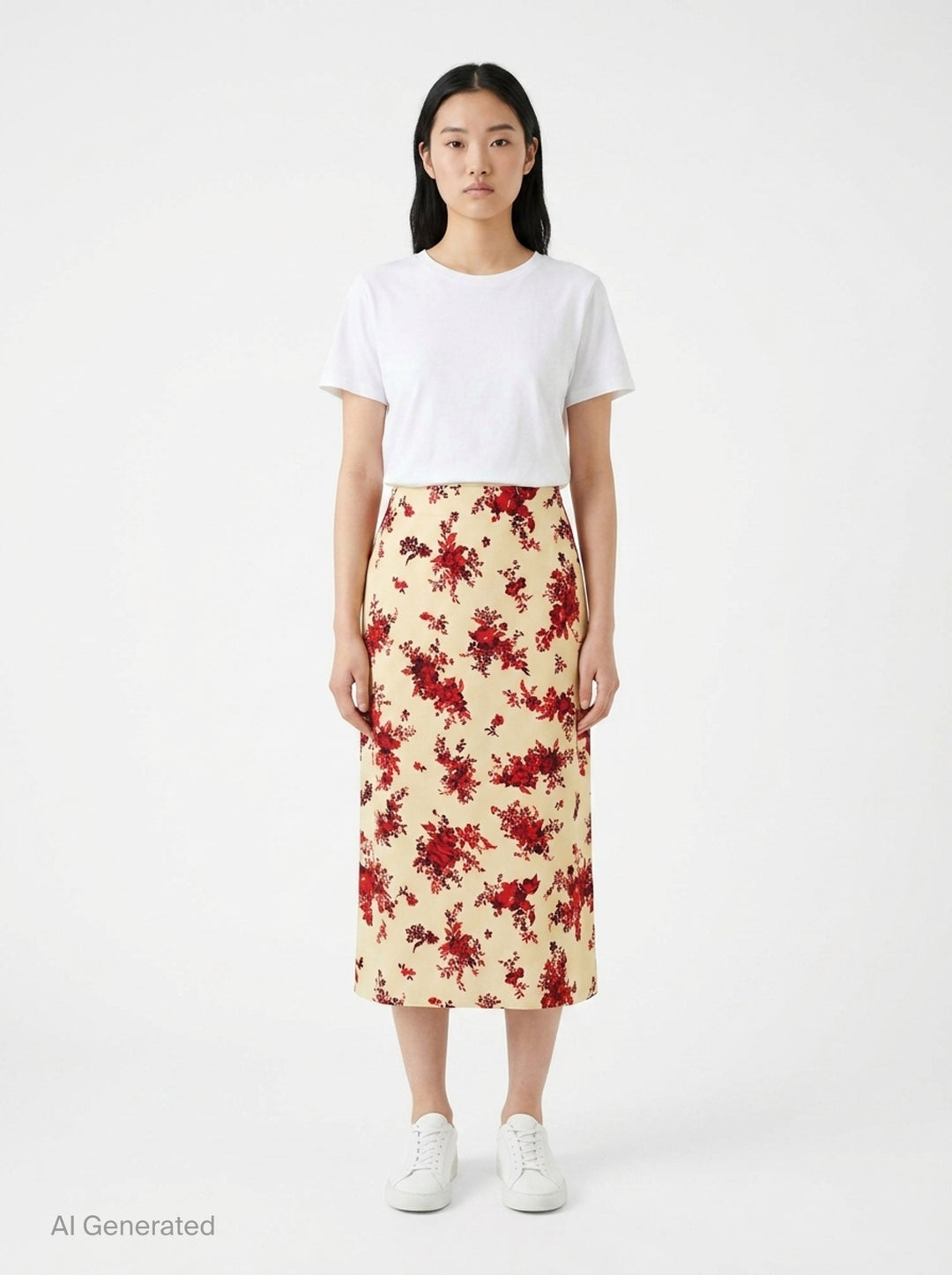 Envers Satin Midi Skirt | Jil Sander | Club21 - front