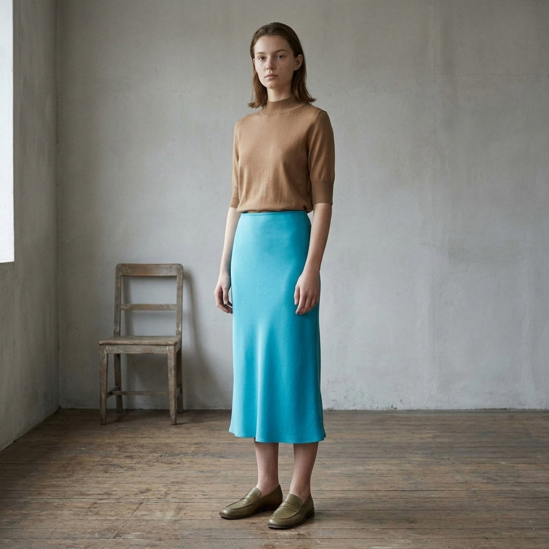 Envers Satin Midi Skirt | Jil Sander | Club21 - lifestyle