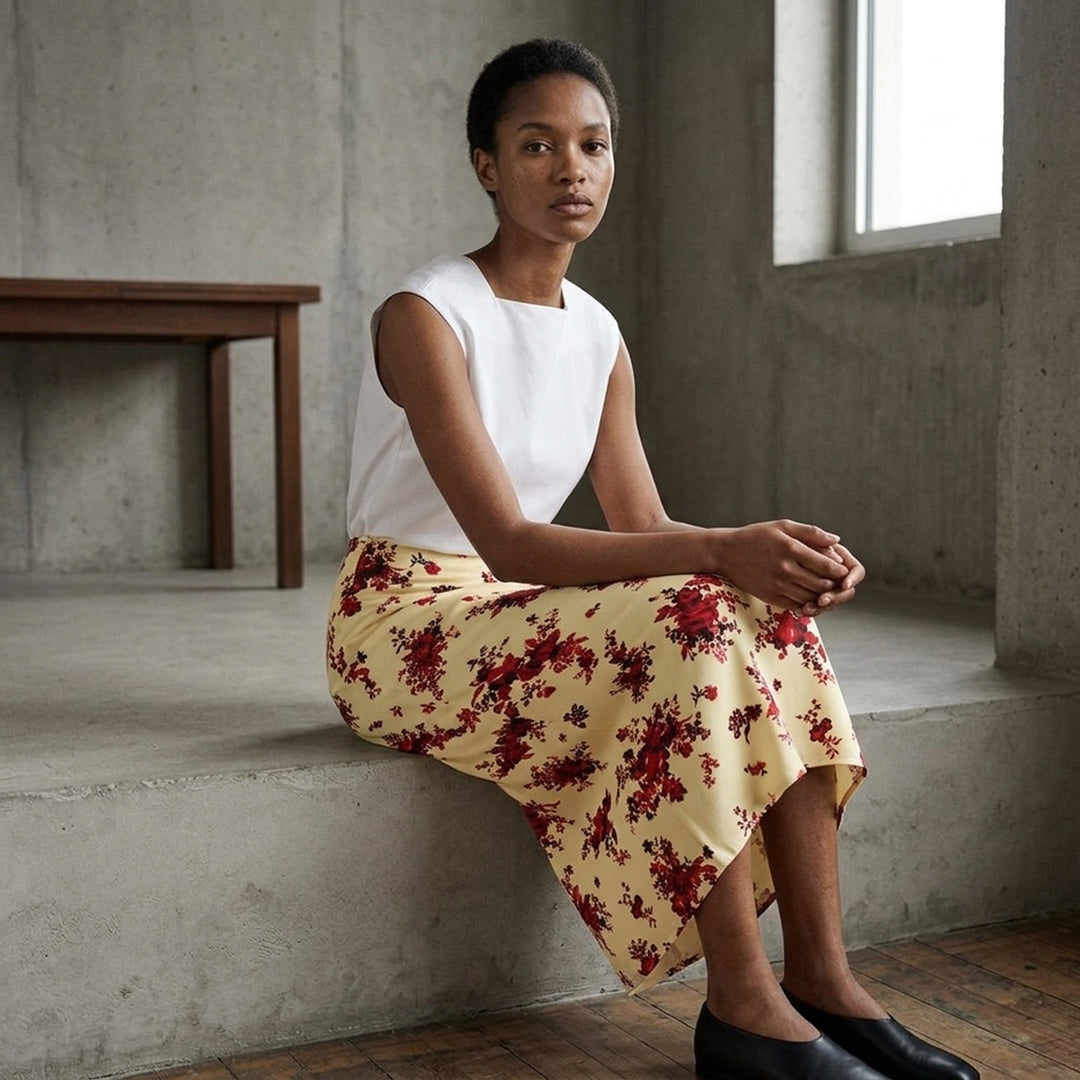 Envers Satin Midi Skirt | Jil Sander | Club21 - lifestyle