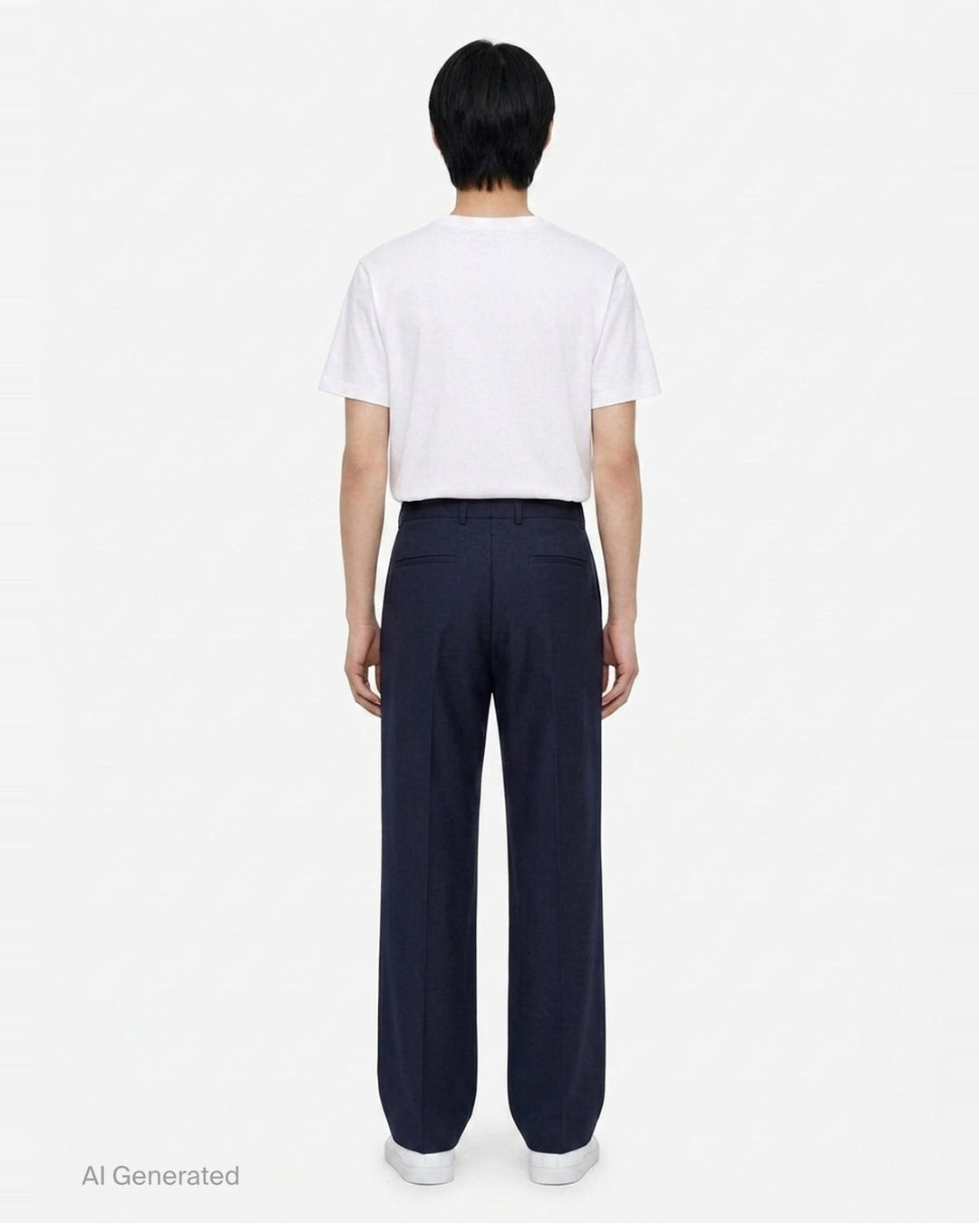 Fil-a-Fil Wide Leg Trousers | Jil Sander | Club21 - back