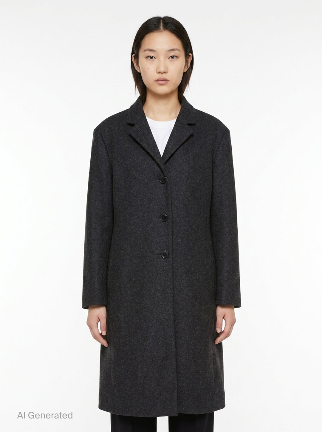 Heavy Loden Wool Coat | Jil Sander | Club21 - front