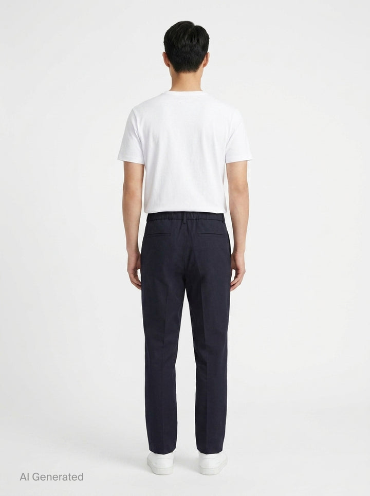 Light Brushed Wool Trousers | Jil Sander | Club21 - back