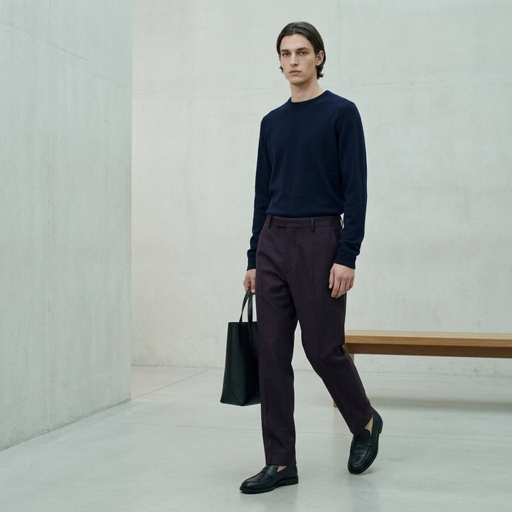 Light Brushed Wool Trousers | Jil Sander | Club21 - lifestyle