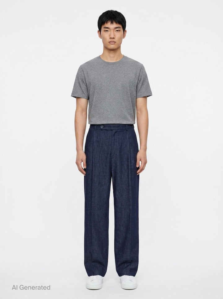 Lightweight Pleated Trousers | Jil Sander | Club21 - front