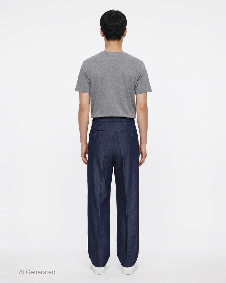 Lightweight Pleated Trousers | Jil Sander | Club21 - back