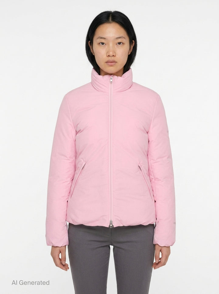 Logo Water-Repellent Down Jacket | Jil Sander | Club21 - front