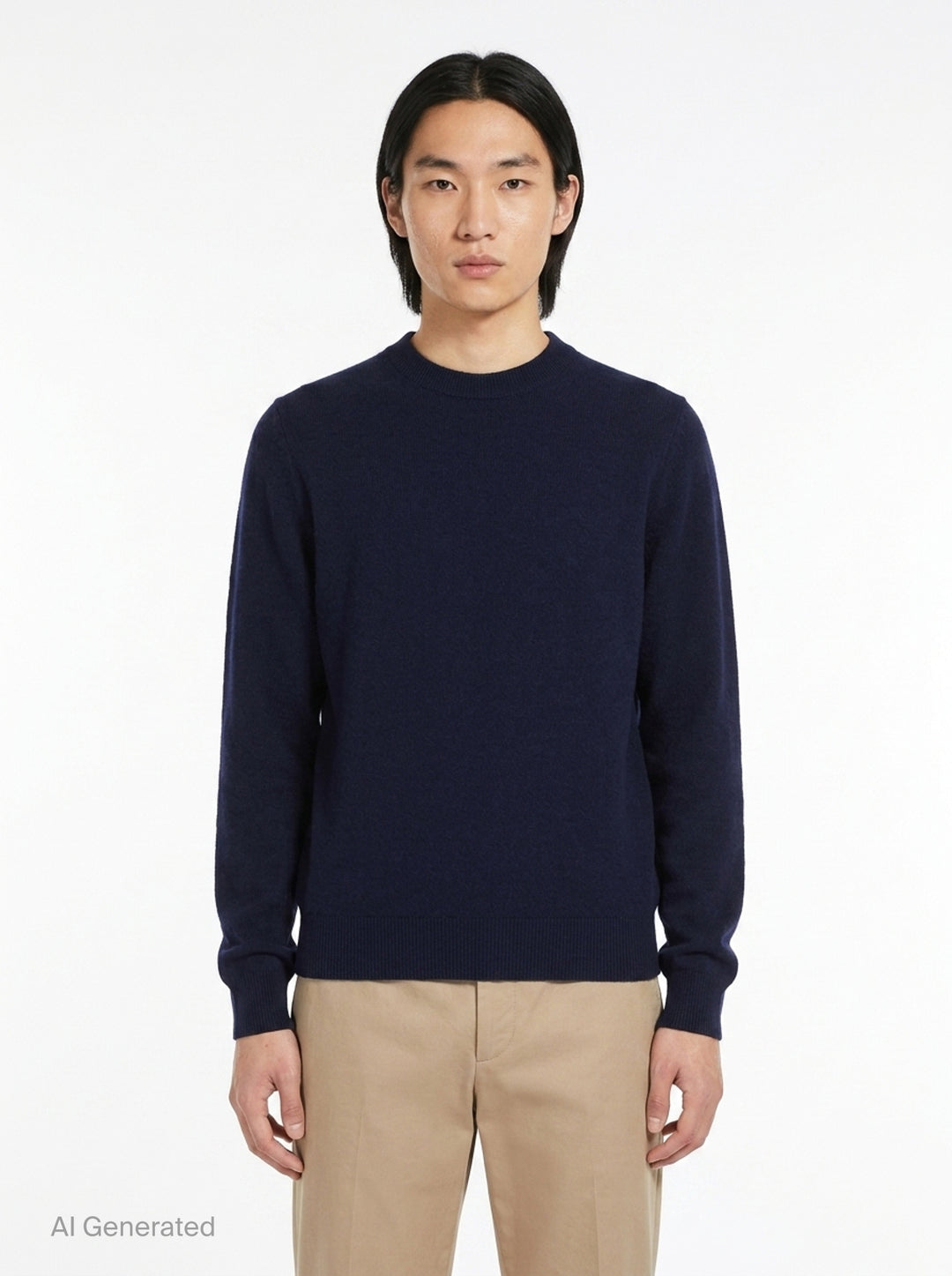 Long Sleeve Fine Wool Jumper | Jil Sander | Club21 - front