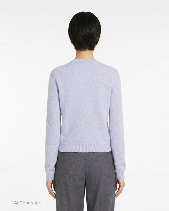 Long Sleeve Heavyweight Wool Jumper | Jil Sander | Club21 - back