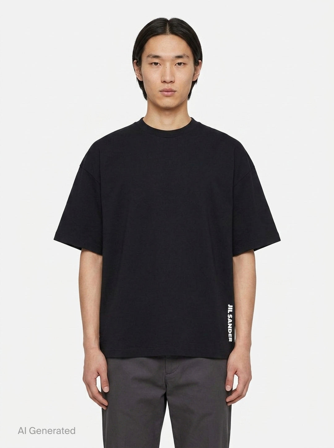 Plain Cotton Short Sleeve Tee | Jil Sander | Club21 - front