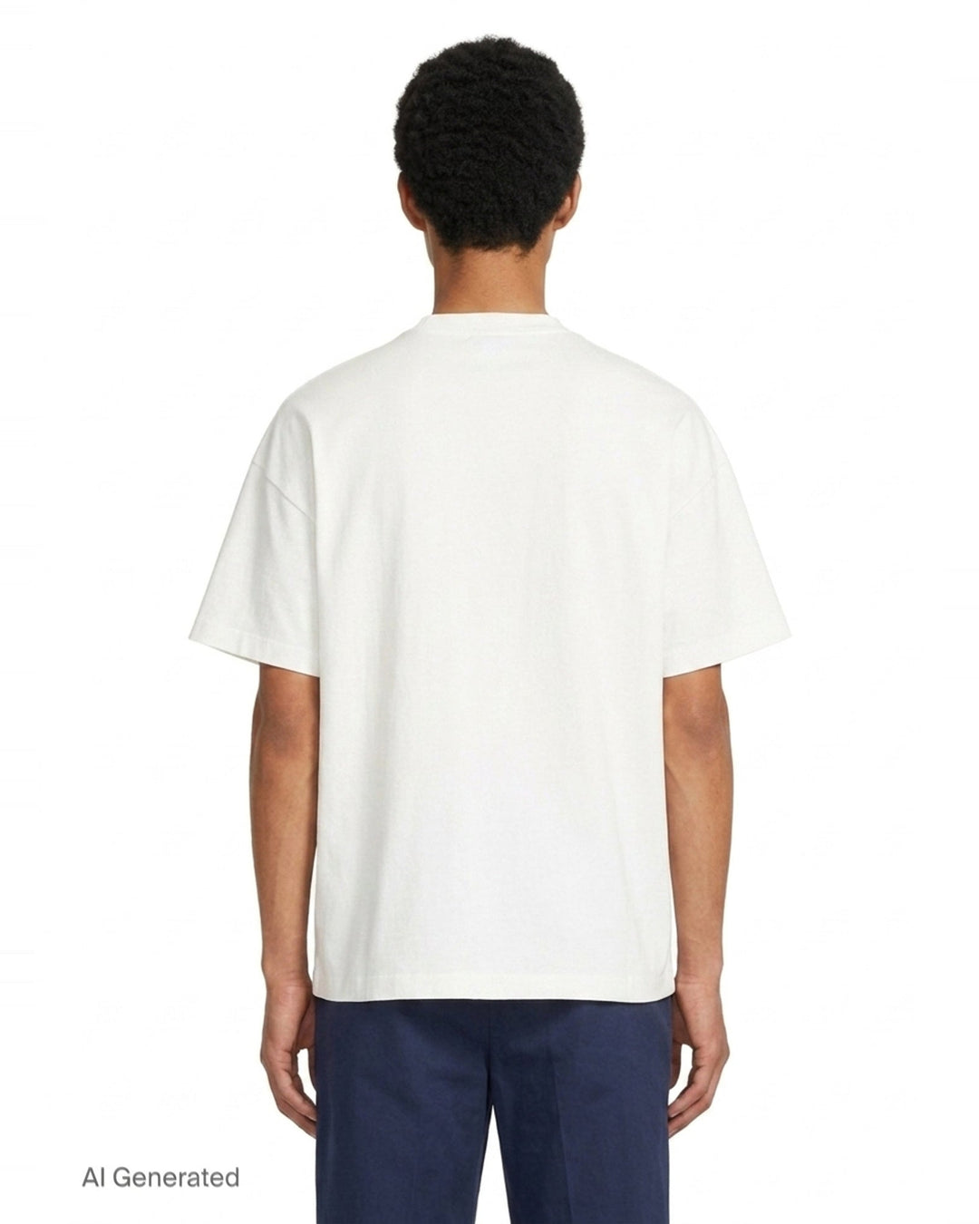 Plain Cotton Short Sleeve Tee | Jil Sander | Club21 - back