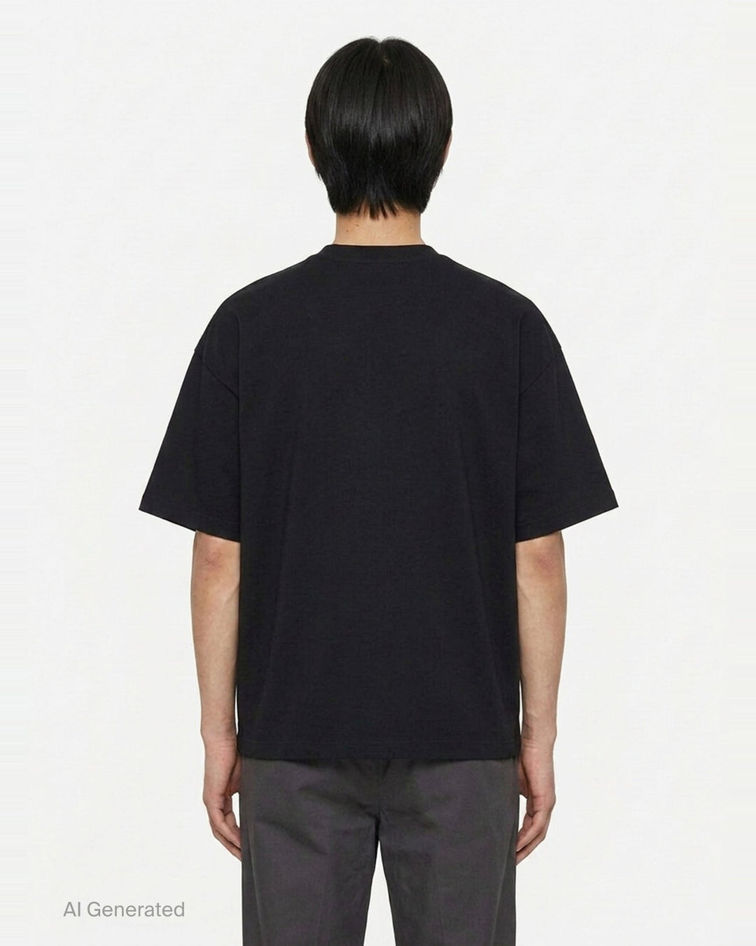 Plain Cotton Short Sleeve Tee | Jil Sander | Club21 - back