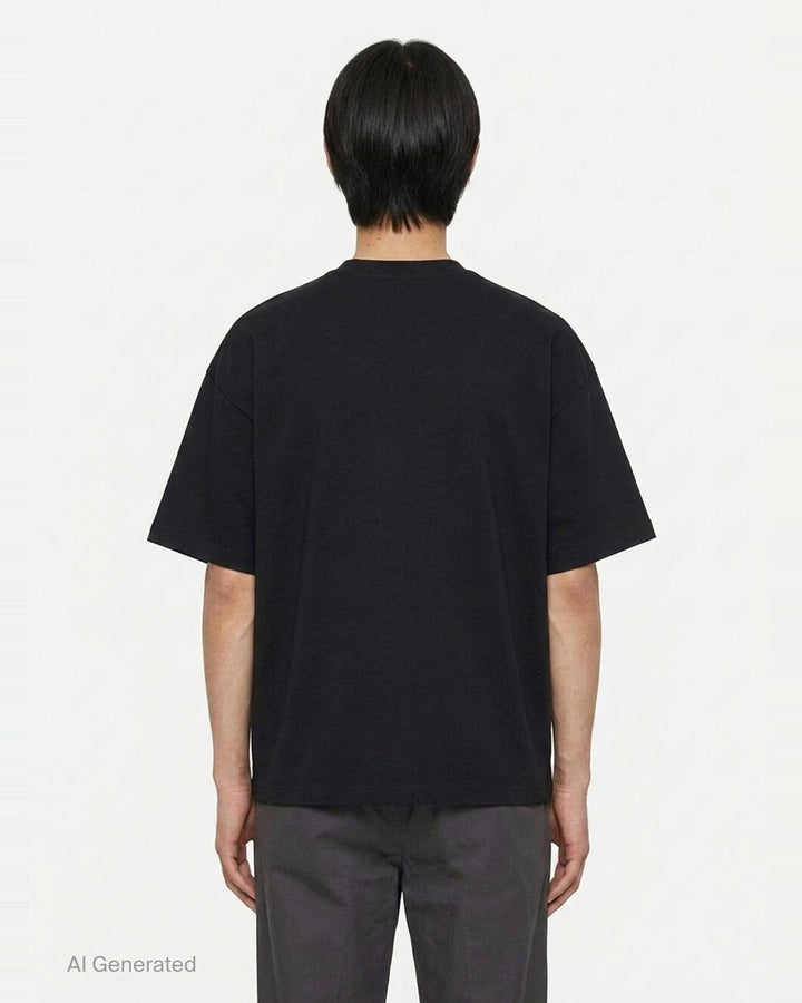 Plain Cotton Short Sleeve Tee | Jil Sander | Club21 - back