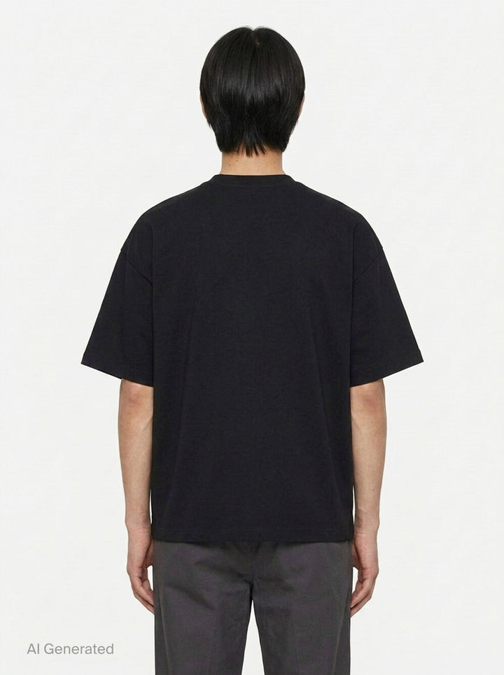 Plain Cotton Short Sleeve Tee | Jil Sander | Club21 - back