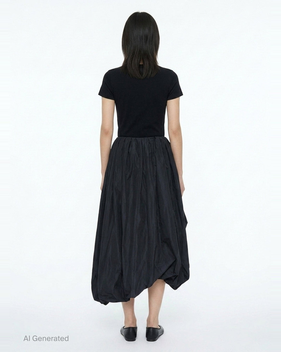 Recycled Light Polyester Skirt | Jil Sander | Club21 - back