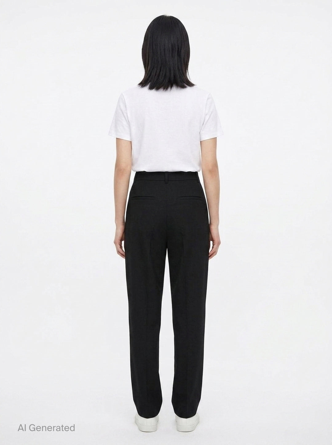Sharp Wool Trousers | Jil Sander | Club21 - back