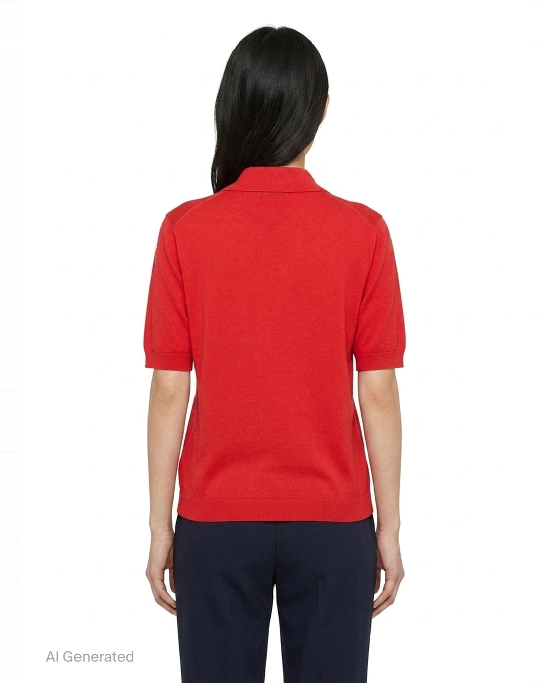 Short Sleeve Extrafine Polo | Jil Sander | Club21 - back