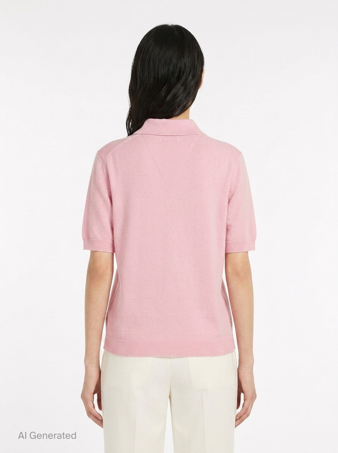 Short Sleeve Extrafine Polo | Jil Sander | Club21 - back