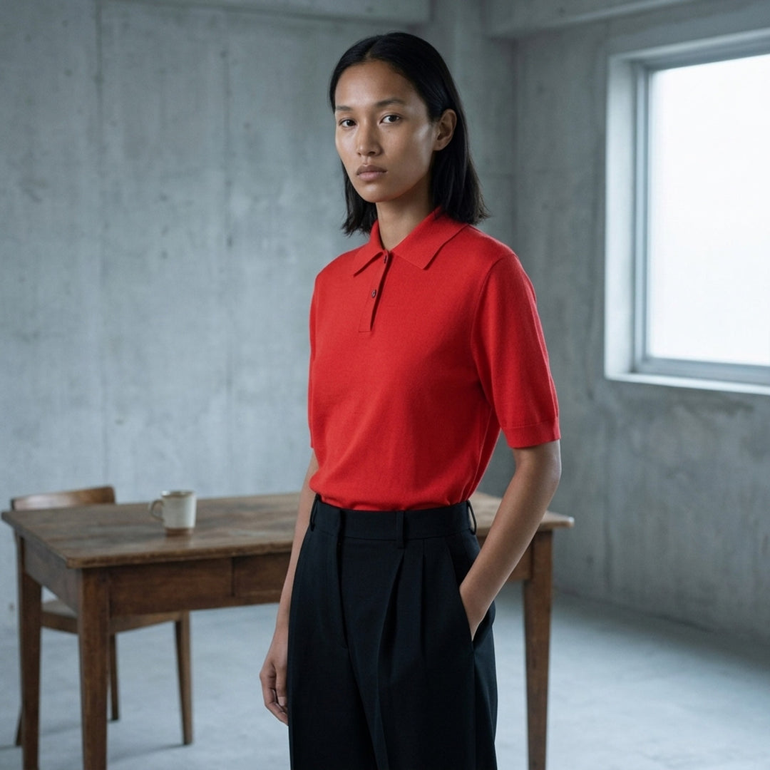 Short Sleeve Extrafine Polo | Jil Sander | Club21 - lifestyle