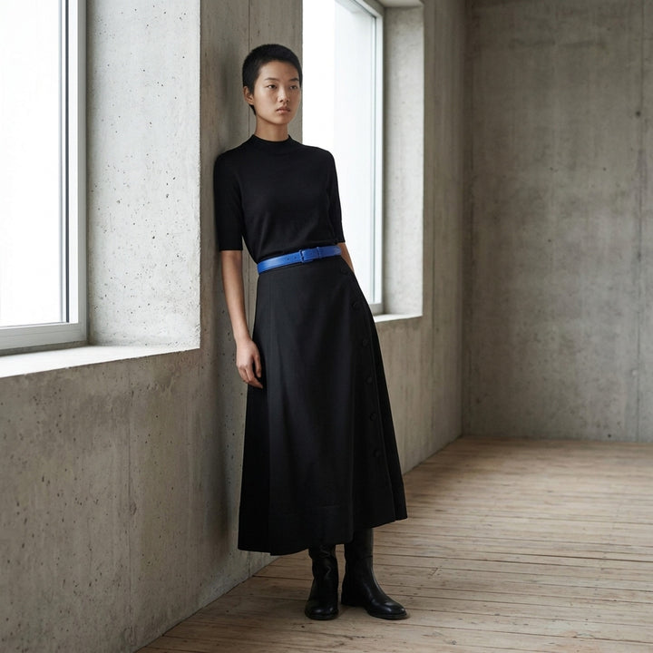 Short Sleeve Knit Sweater | Jil Sander | Club21 - lifestyle