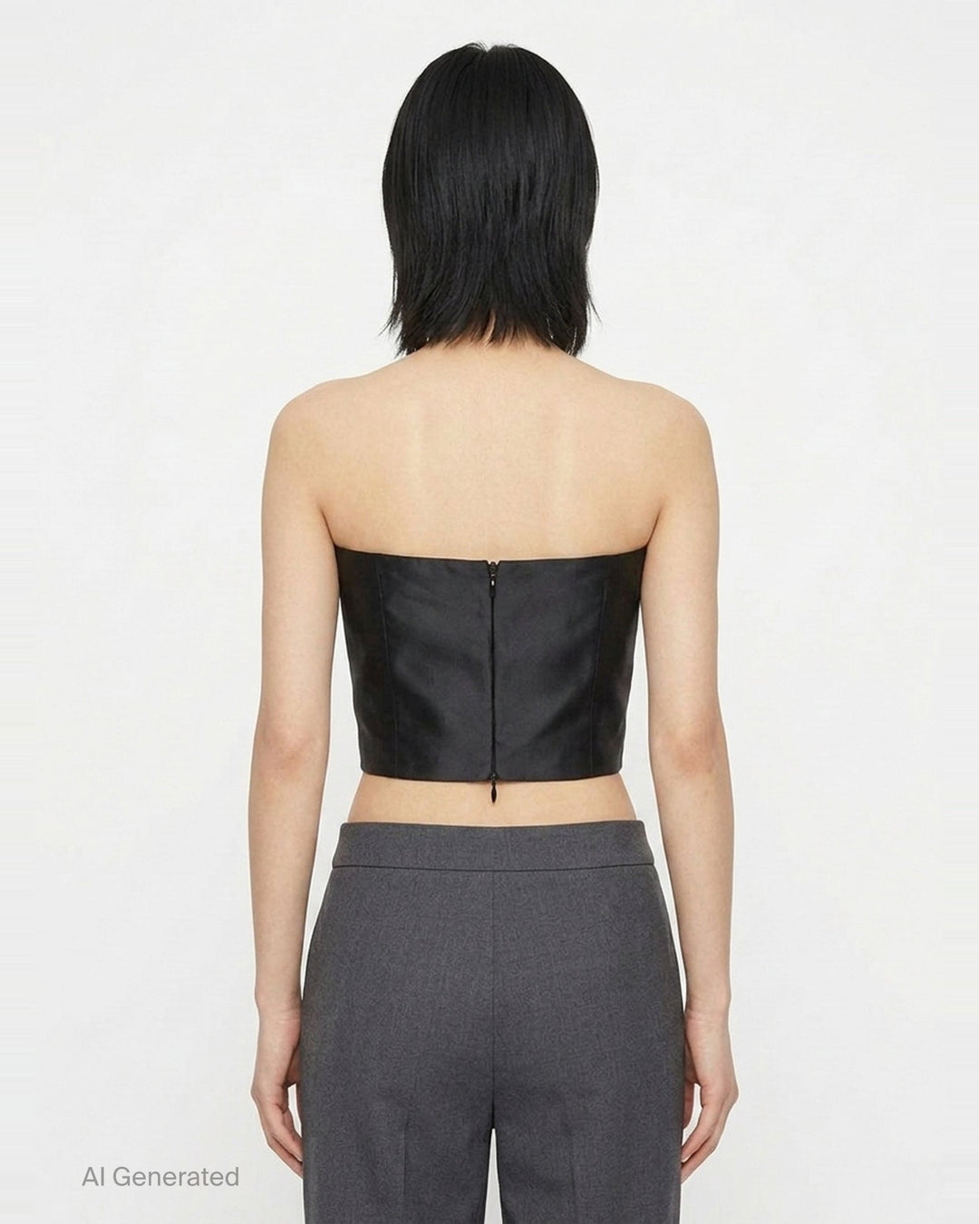 Silk Wool Mikado Top | Jil Sander | Club21 - back