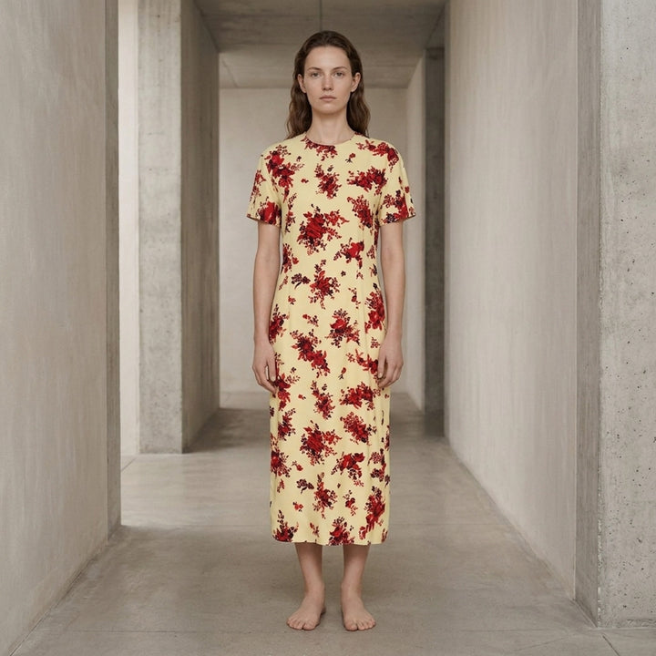 Stretch Viscose Cady Midi Dress | Jil Sander | Club21 - lifestyle