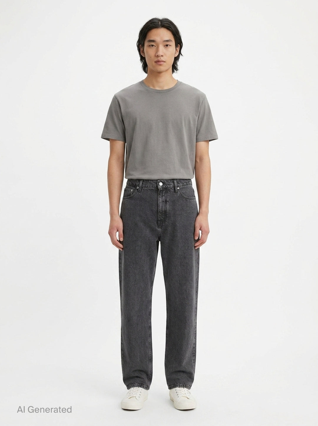 Treated Denim Trousers | Jil Sander | Club21 - front