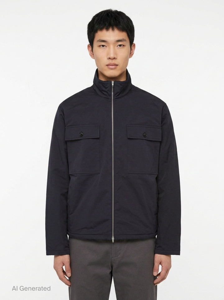 Water Repellent Blouson Jacket | Jil Sander | Club21 - front