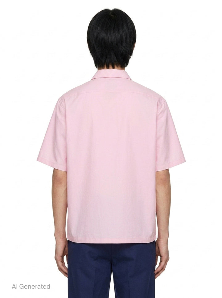 Water Repellent Short Sleeve Shirt | Jil Sander | Club21 - back